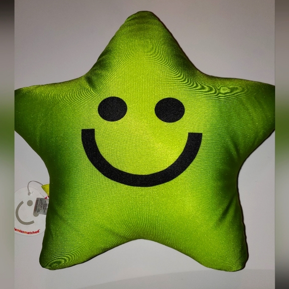 Little Miss Match Star Reversible Pillow | NWT - Picture 3 of 11